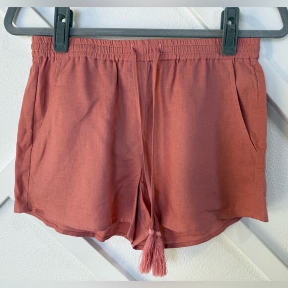 NWT Andie Swim The Graciosa Linen Blend Shorts Sunset Size XS - Picture 2 of 7